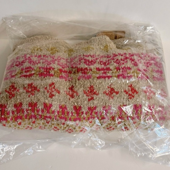 NWT Natural Life Calla Jacquard pullover fairisle tan/pink   wool blend Size XL - Picture 8 of 9